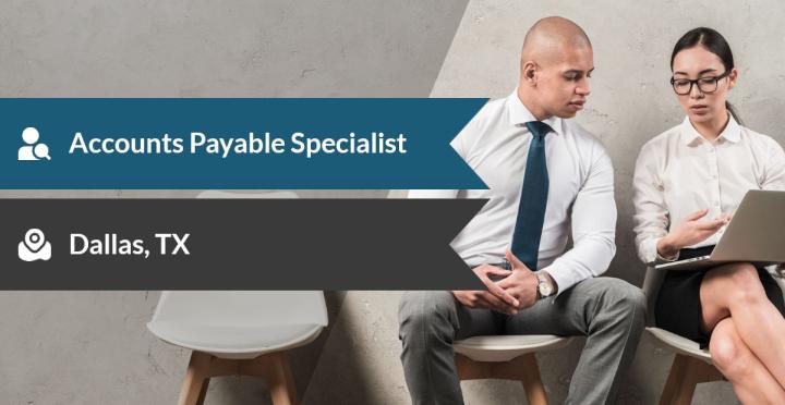 What is the Legal Accounts Payable Specialist direct hire job in Dallas, TX?