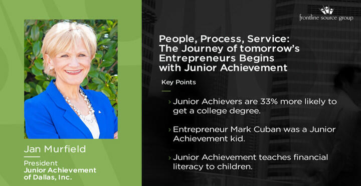 People. Process. Service. Entrepreneurs Begin with Junior Achievement