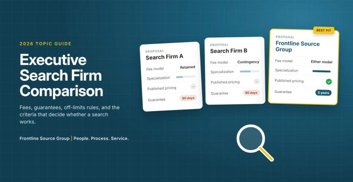 How Do You Compare Executive Search Firms Before You Sign?