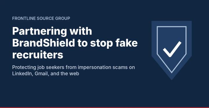 How is Frontline Source Group fighting fake recruiters on LinkedIn?
