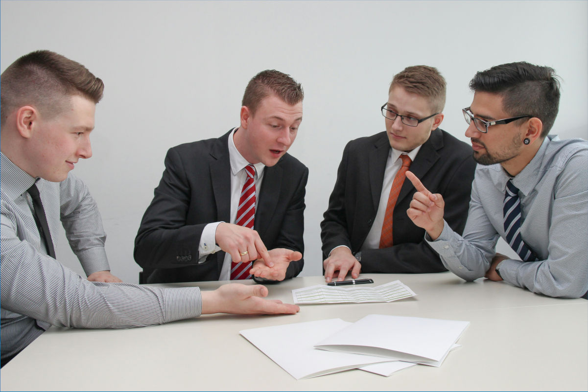 Board and CEO reviewing an executive search scorecard and candidate shortlist for a C-suite hire